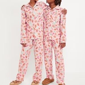 Unisex Pink Gingerbread Old Navy pajamas